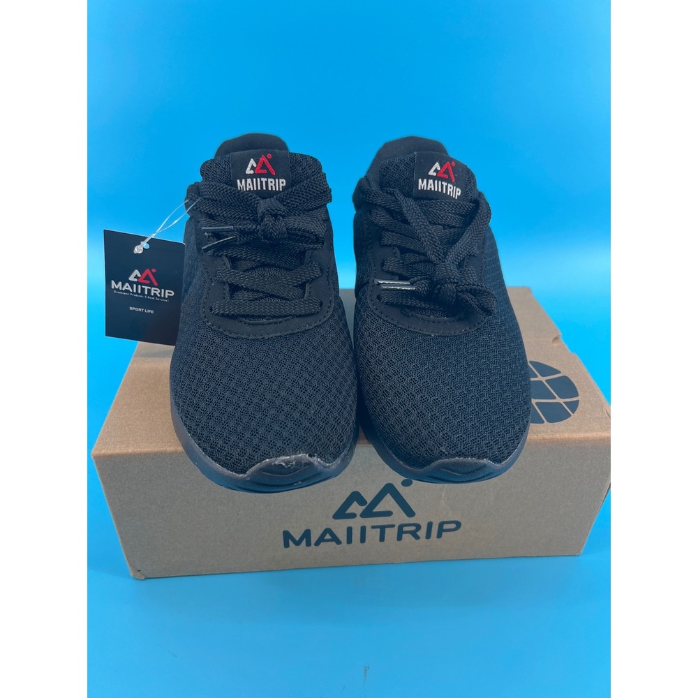 MAIITRIP Mens Black Mesh Athletic Sneakers Running Shoes EUR 37 USA‎ M5 W6.5